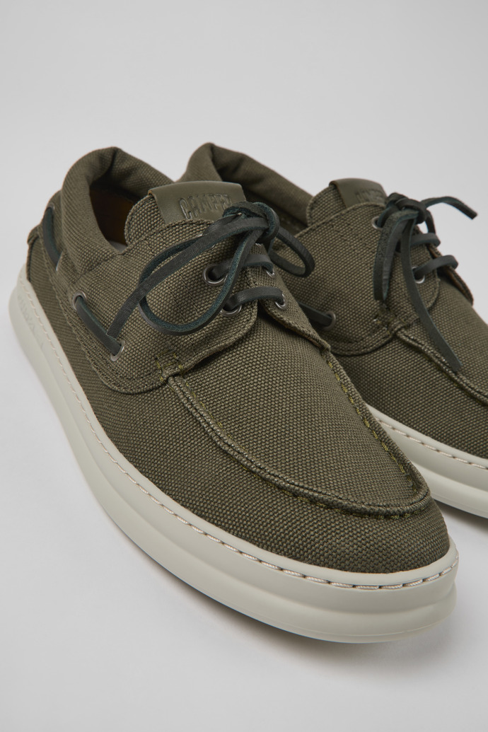 Camper Runner - Grüner Herrensneaker aus Textil