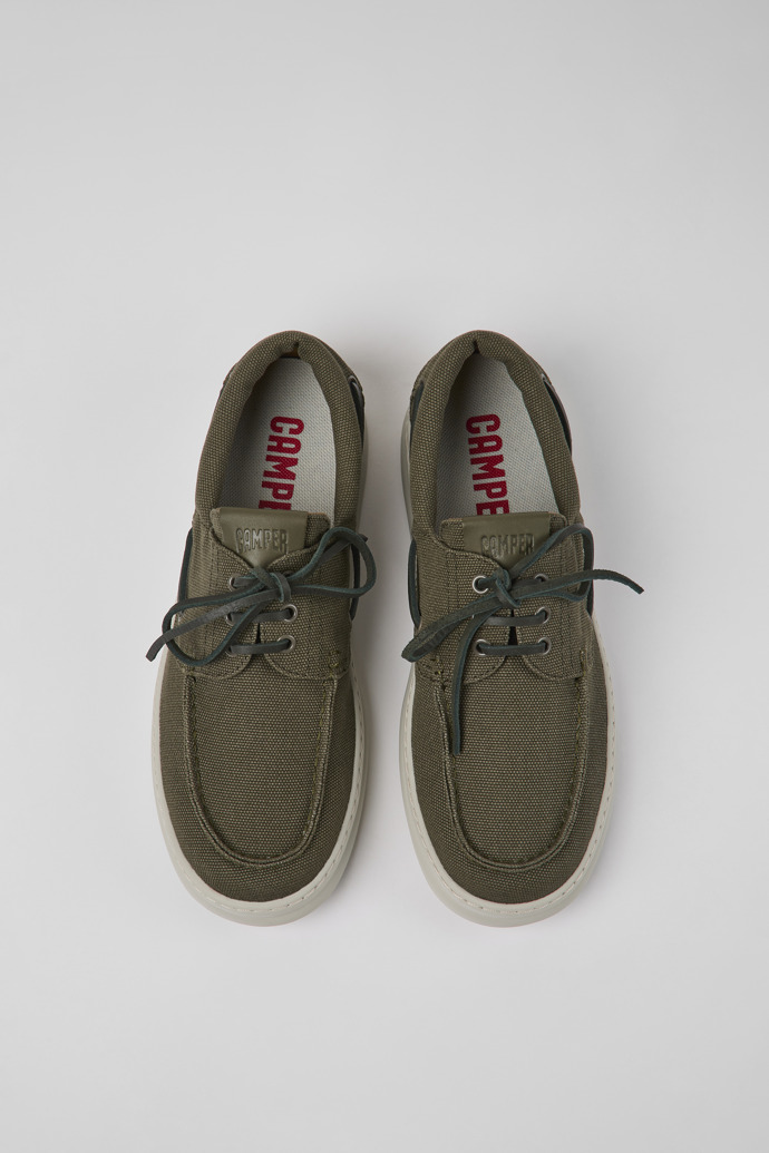 Camper Runner - Grüner Herrensneaker aus Textil