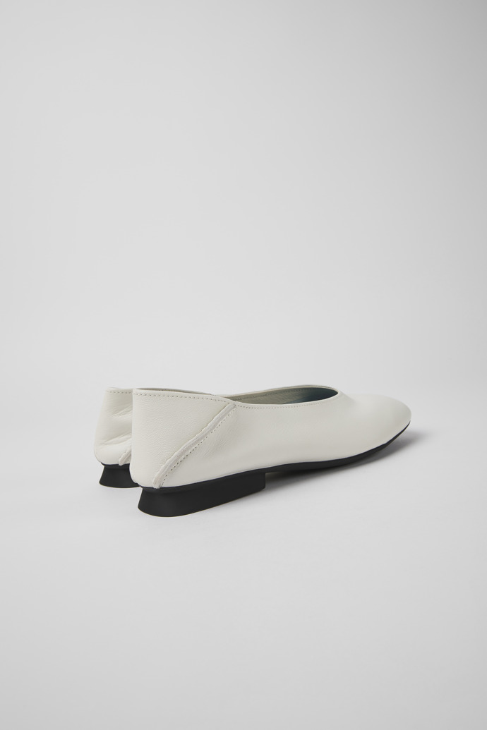 Camper Casi Myra - Weiße Lederballerinas für Damen
