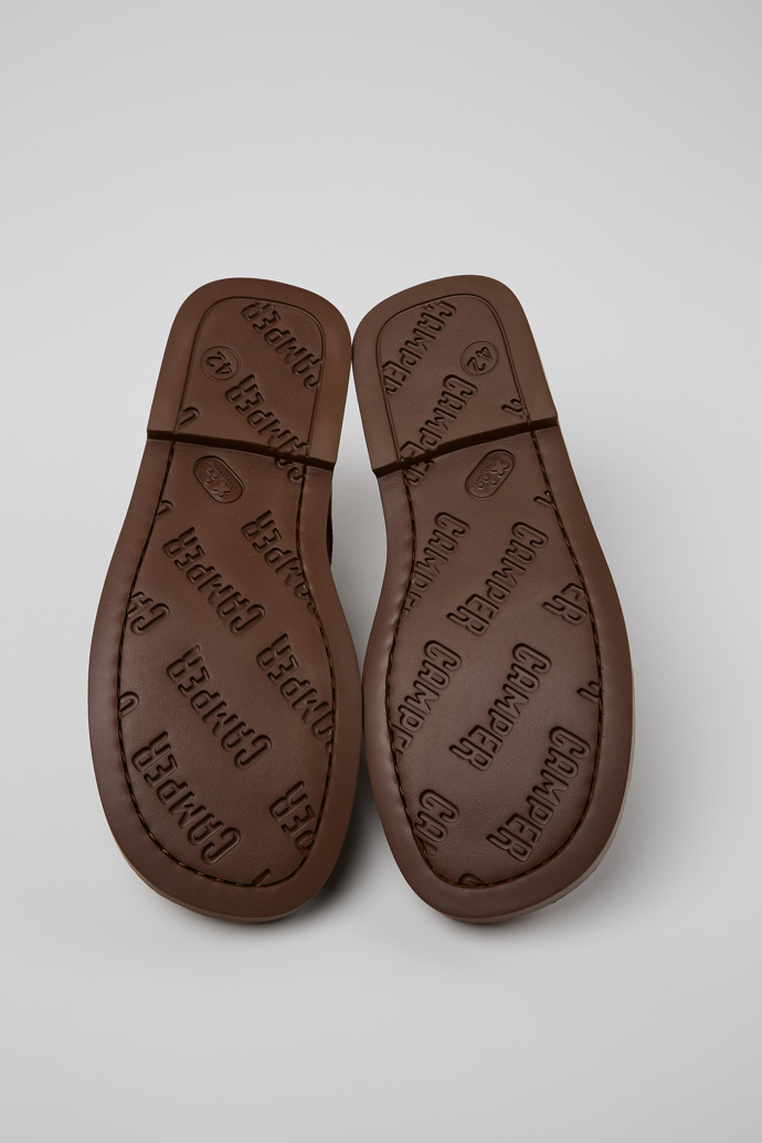 Camper Don - Brauner Herrenschuh aus Nubukleder.