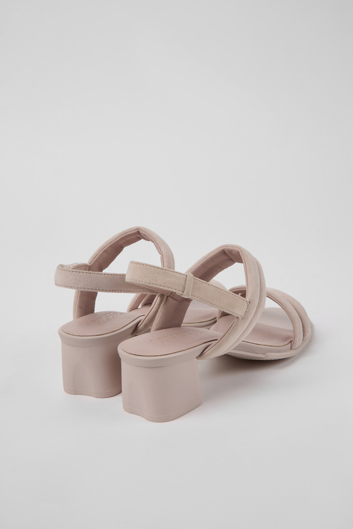 Camper Katie - Rosa Damensandale aus Nubukleder