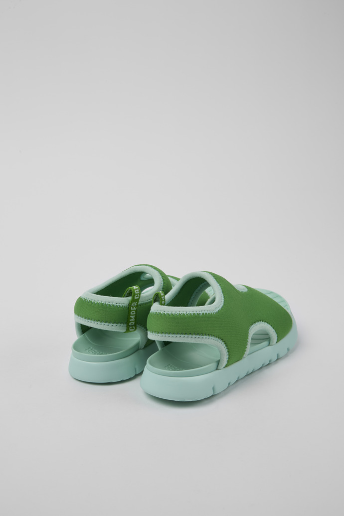Camper Oruga - Grüne Textilsandalen