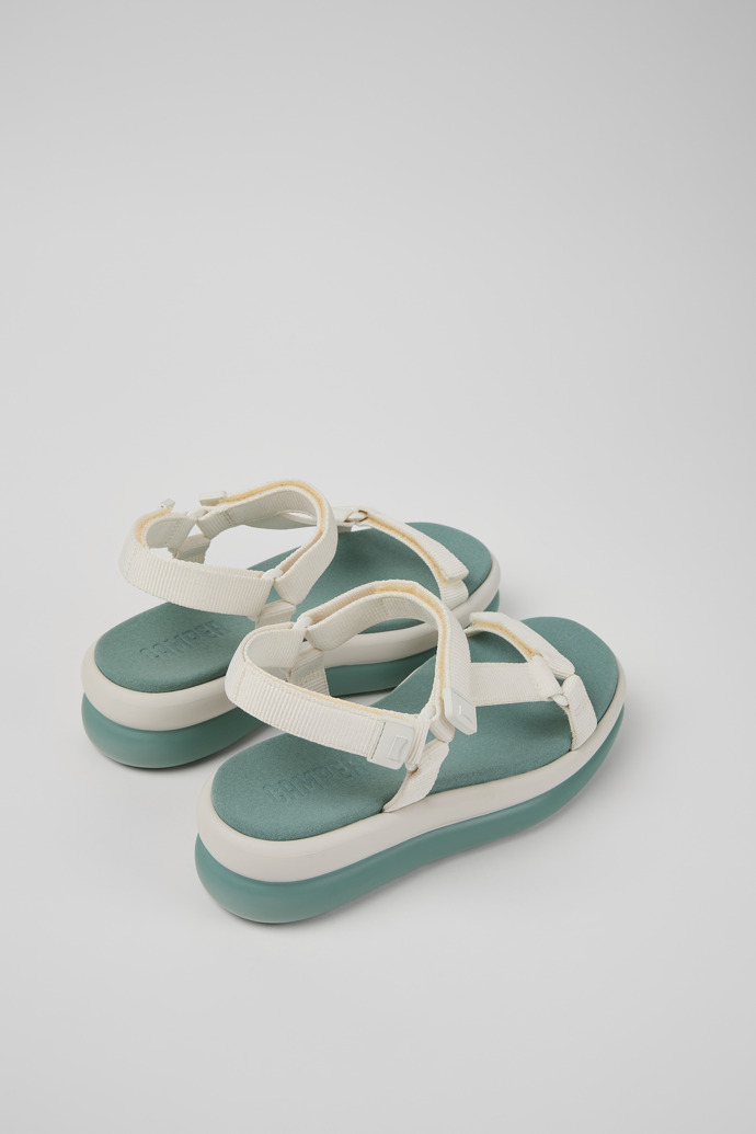 Camper Pelotas Flota Up - Weiße Sandale aus recyceltem PET für Damen.