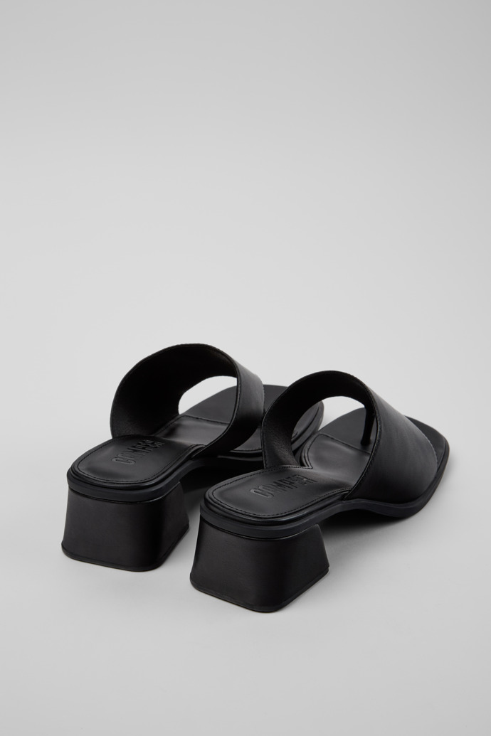 Camper Kora Sandal - Schwarze Ledersandale für Damen.