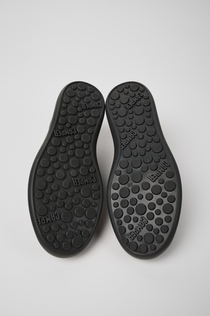 Camper Twins - Grauebrauner Damensneaker aus Nubukleder/Leder