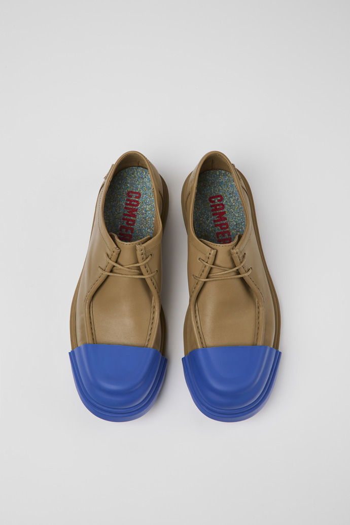 Camper Junction - Brauner Wallabee-Herrenschuh aus Leder
