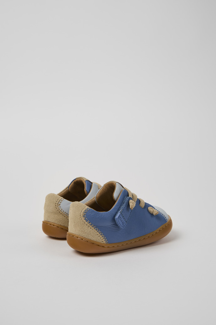 Camper Twins - Mehrfarbige Kinderschuhe aus Nubukleder und Leder.