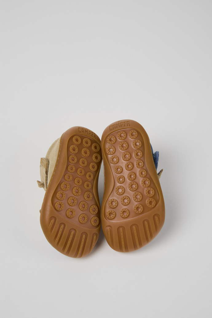 Camper Twins - Mehrfarbige Kinderschuhe aus Nubukleder und Leder.
