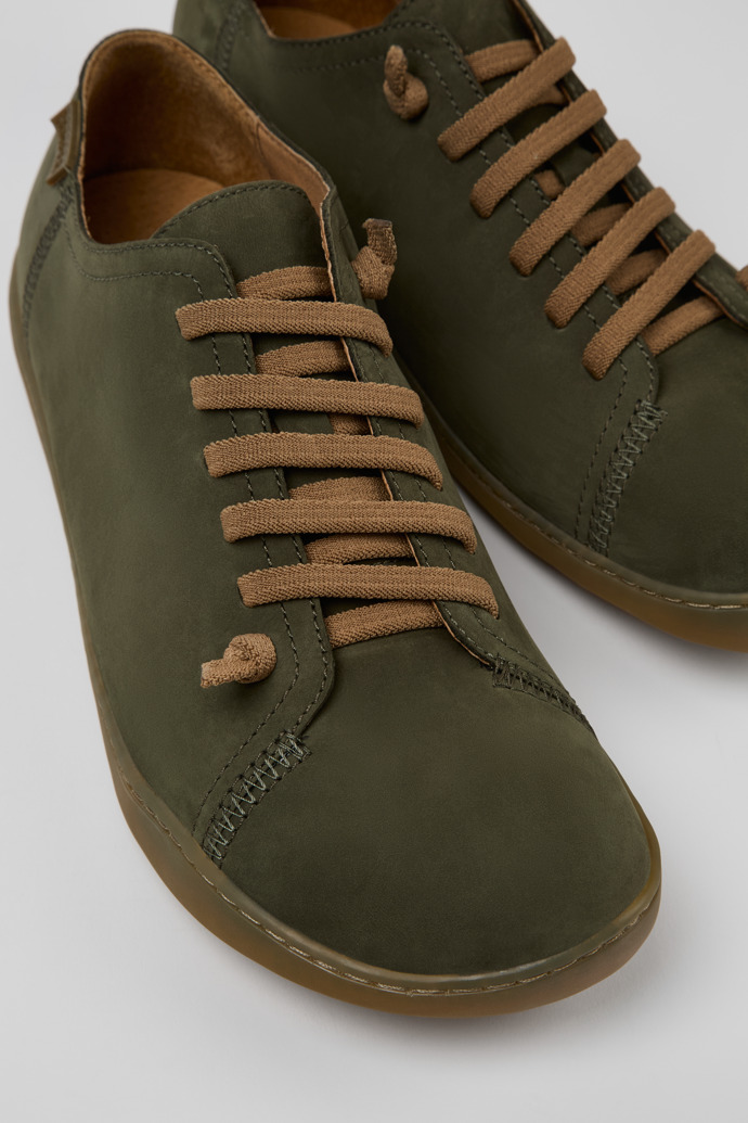 Camper Peu - Grüner Herrenschuh aus Nubukleder