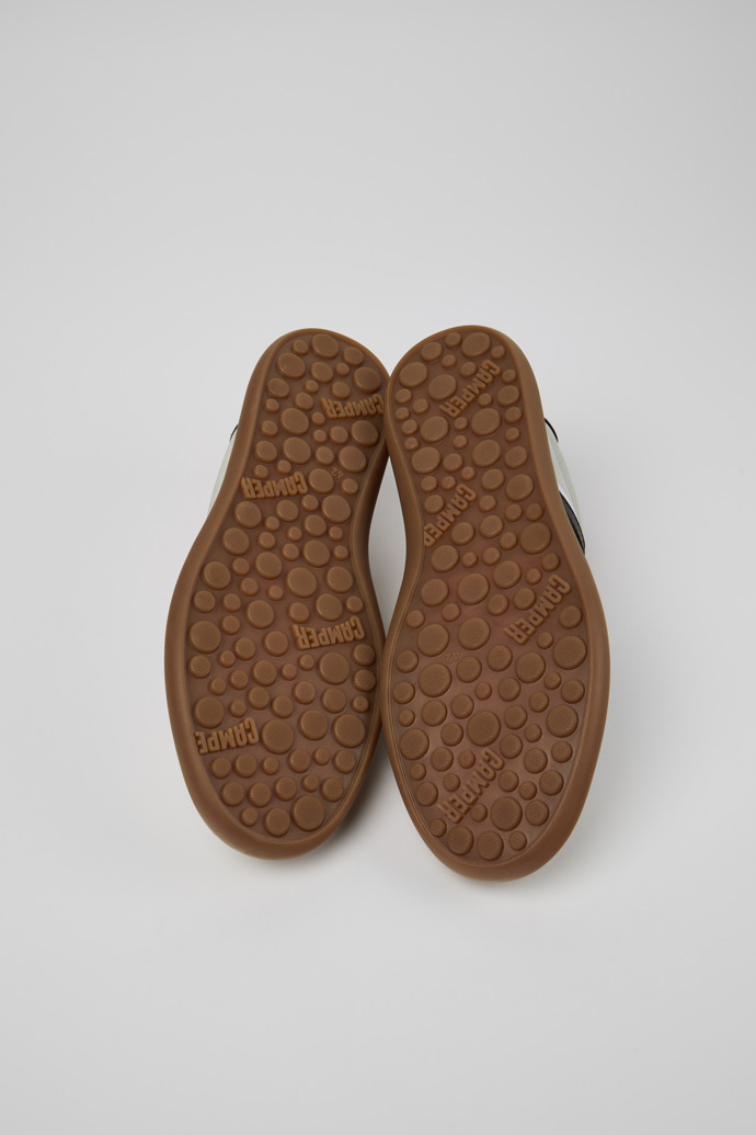 Camper Pelotas Soller - Mehrfarbiger Herrensneaker aus Leder und Nubukleder.