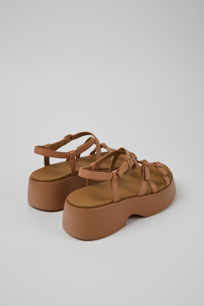 Camper Tasha - Nackte Ledersandalen für Damen.