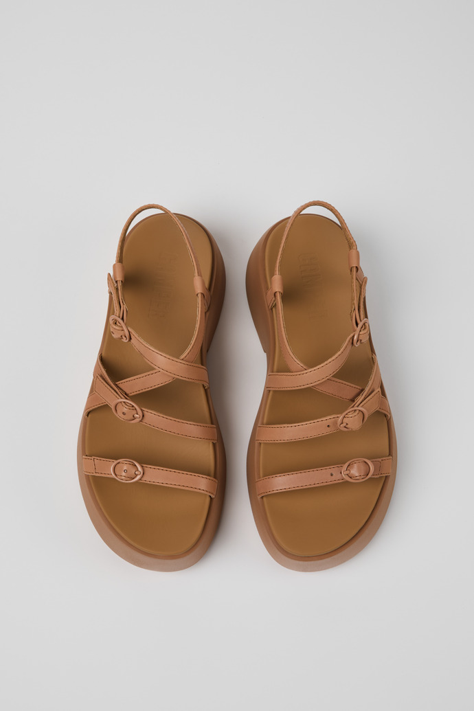 Camper Tasha - Nackte Ledersandalen für Damen.