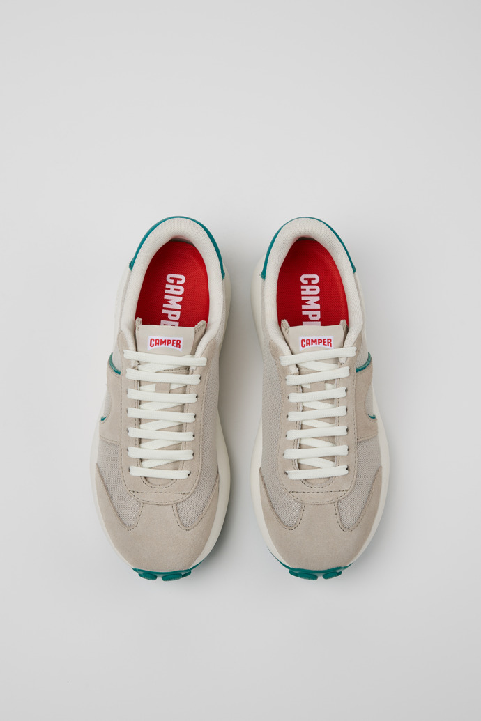 Camper Pelotas Athens - Mehrfarbige Damessneaker aus Recycling-PET und Nubukleder.