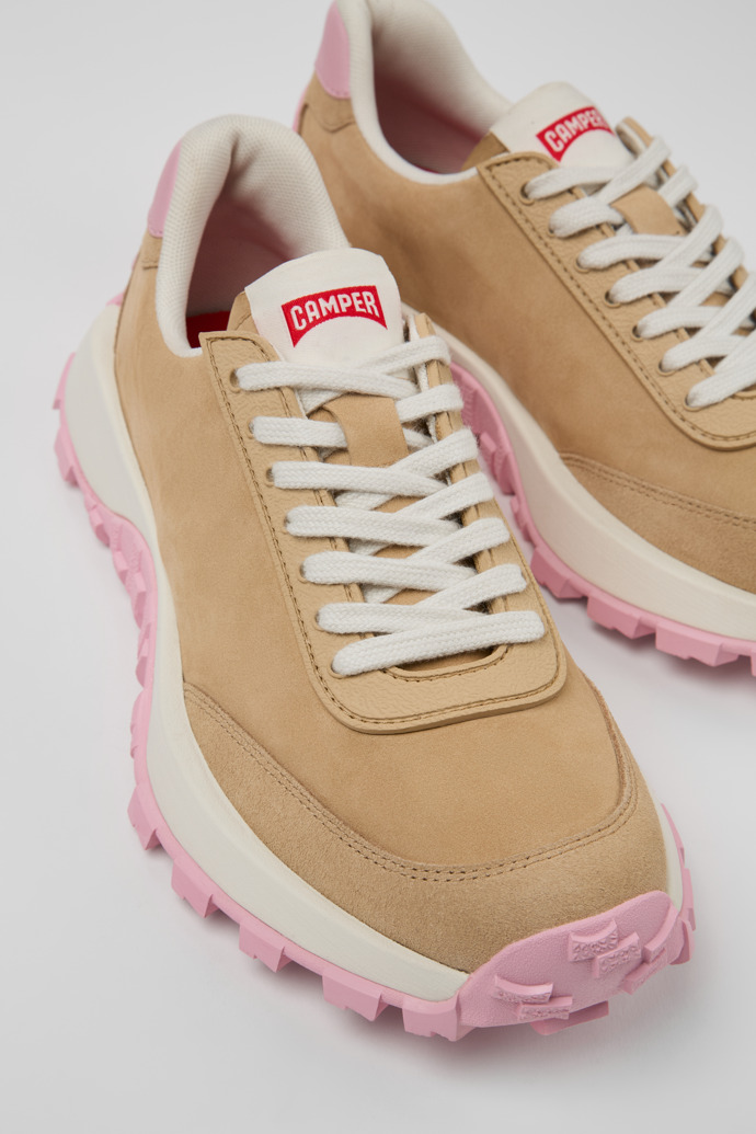 Camper Drift Trail VIBRAM - Mehrfarbiger Damessneaker aus Nubukleder und Textil.