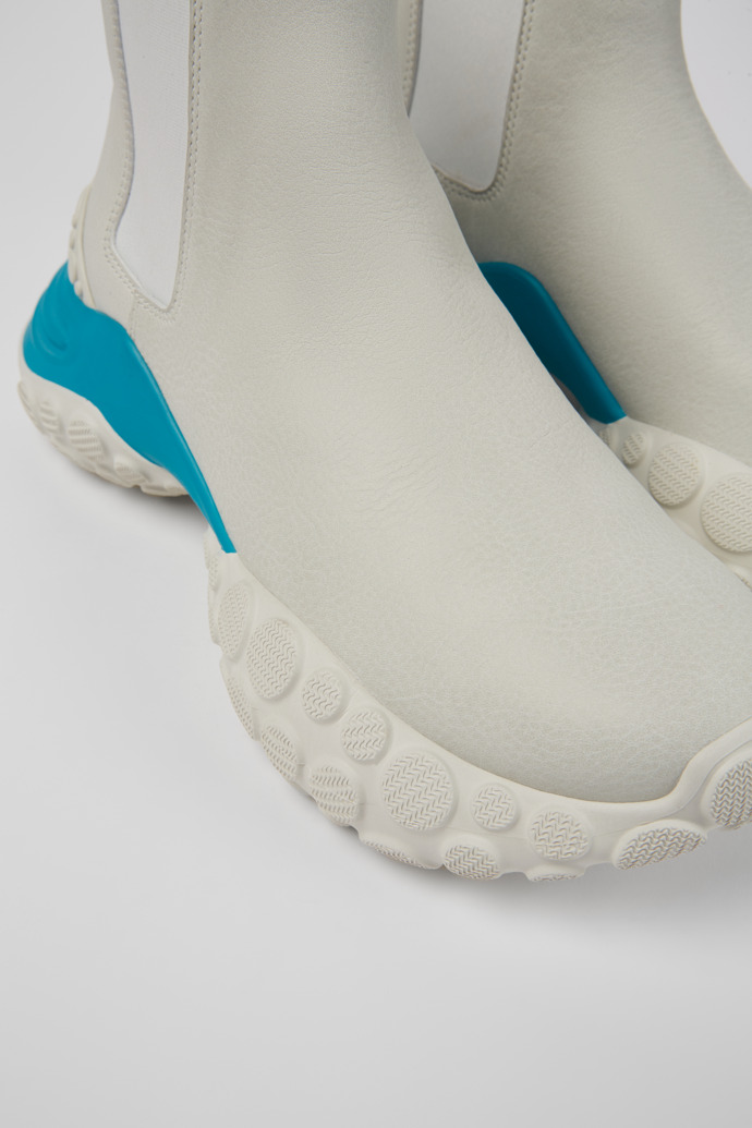 Camper Pelotas Mars - Weiße Stiefelette aus verantwortungsvollem Leder