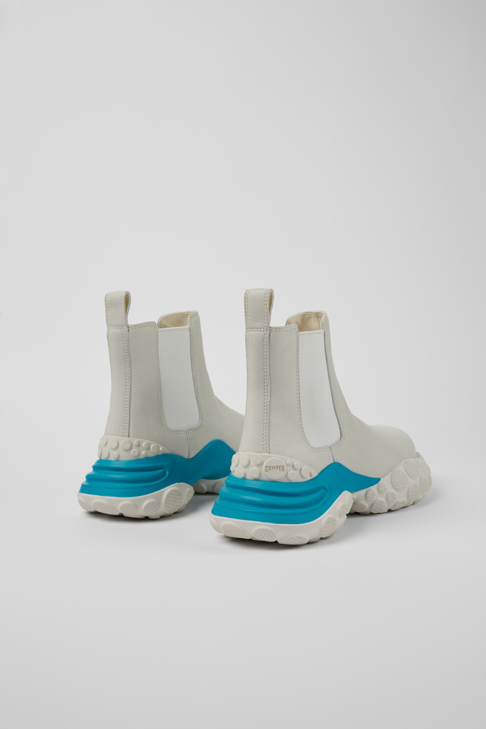 Camper Pelotas Mars - Weiße Stiefelette aus verantwortungsvollem Leder