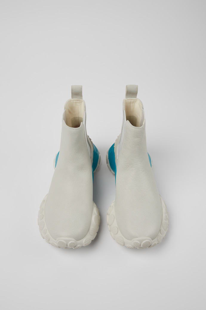 Camper Pelotas Mars - Weiße Stiefelette aus verantwortungsvollem Leder