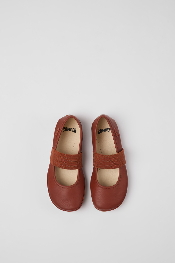 Camper Right - Roter Kinderballerina aus Leder