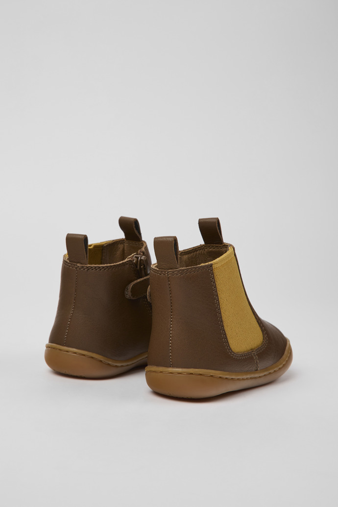 Camper Peu - Brauner Kinderstiefel aus Leder