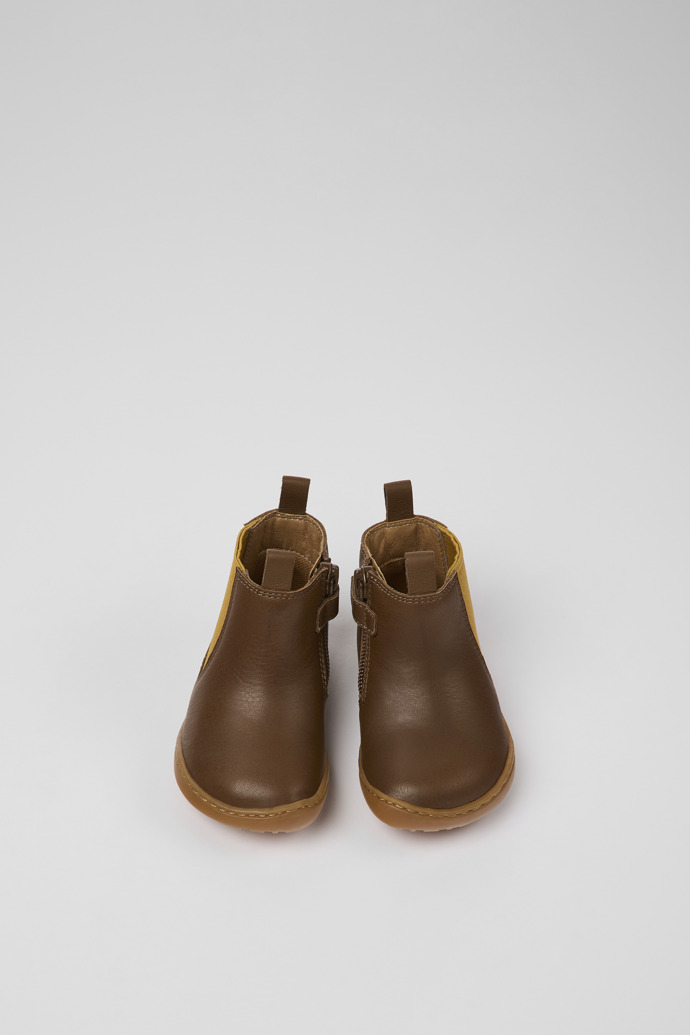Camper Peu - Brauner Kinderstiefel aus Leder