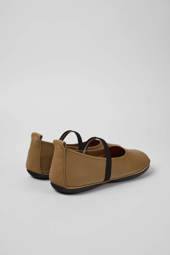 Camper Right - Brauner Mary Jane-Lederschuh für Damen