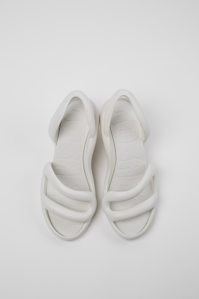 Camper Kobarah - Weißer Herrensandalette aus Textil.