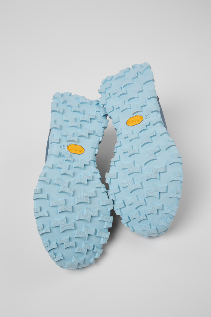 Camper Drift Trail VIBRAM - Grauer Damensneaker aus Textil und Nubukleder