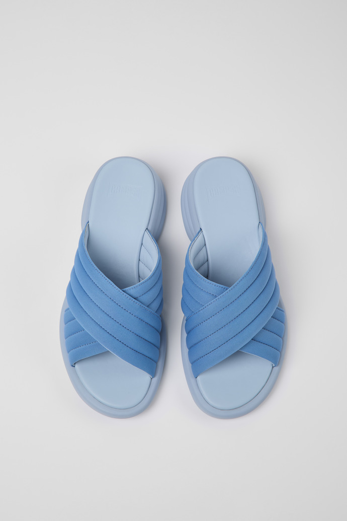 Camper Spiro - Blaue Damensandale aus Textil