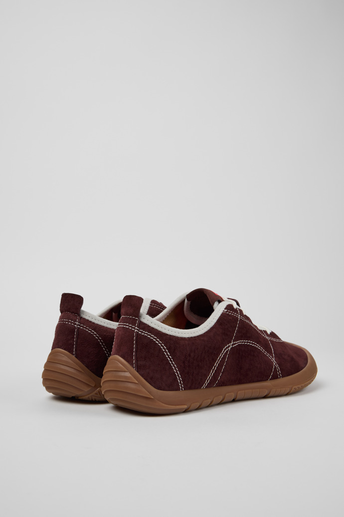 Camper Peu Path - Weinroter Damensneaker aus Nubukleder.