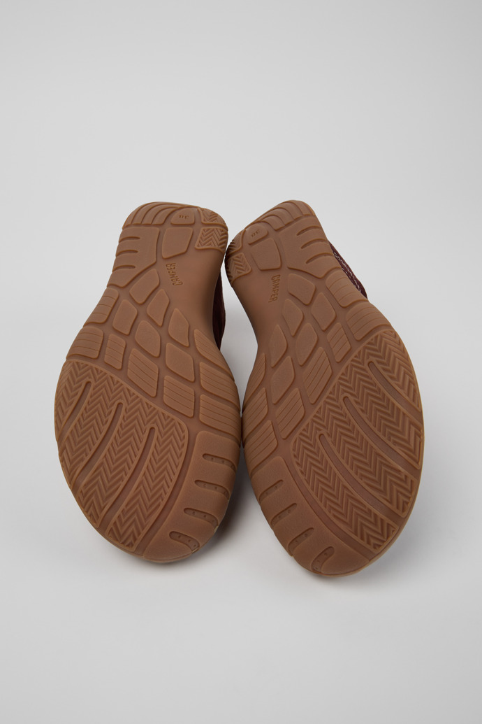 Camper Peu Path - Weinroter Damensneaker aus Nubukleder.