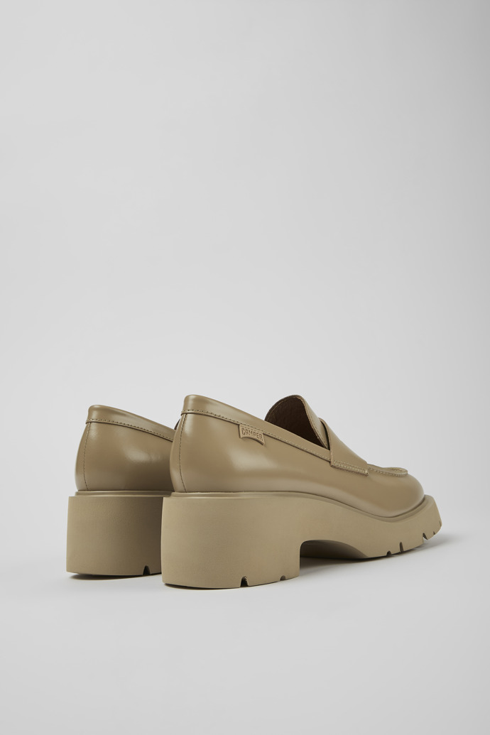 Camper Milah - Beiger Damenloafer aus Leder