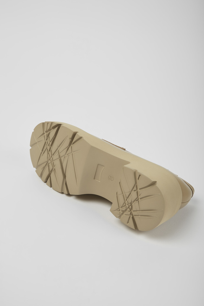 Camper Milah - Beiger Damenloafer aus Leder