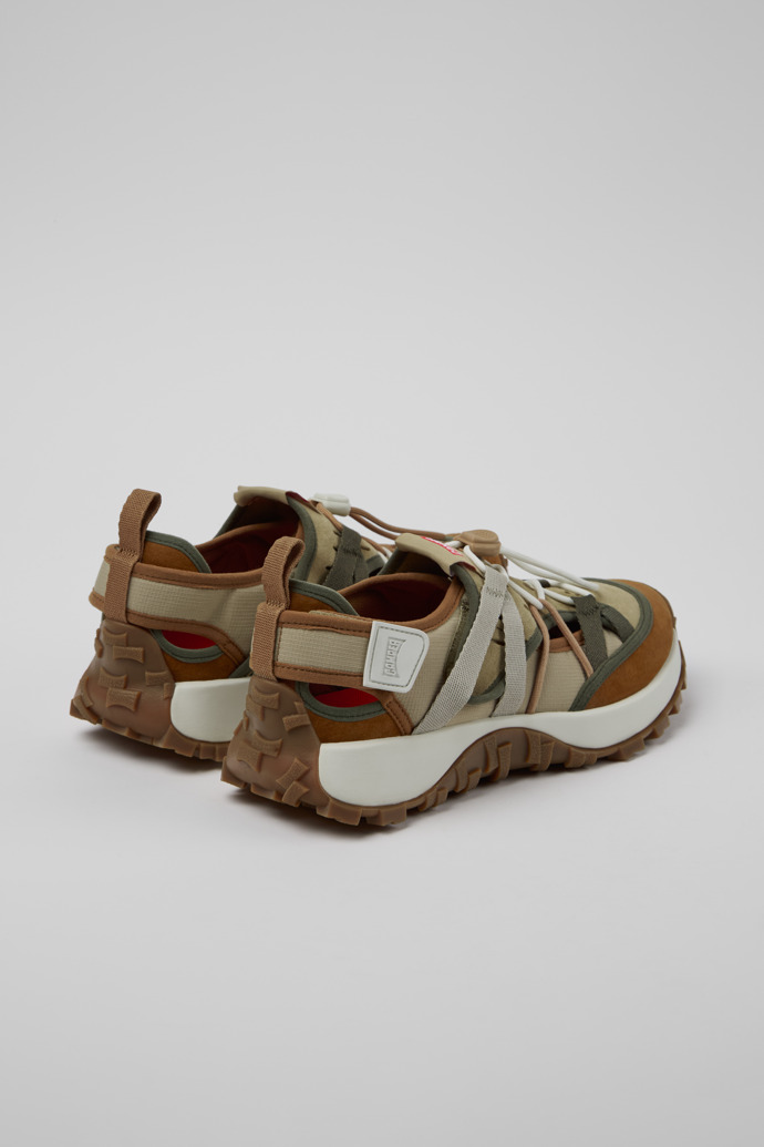 Camper Twins - Mehrfarbiger Herrensneaker aus Recycling-PET und Nubukleder.