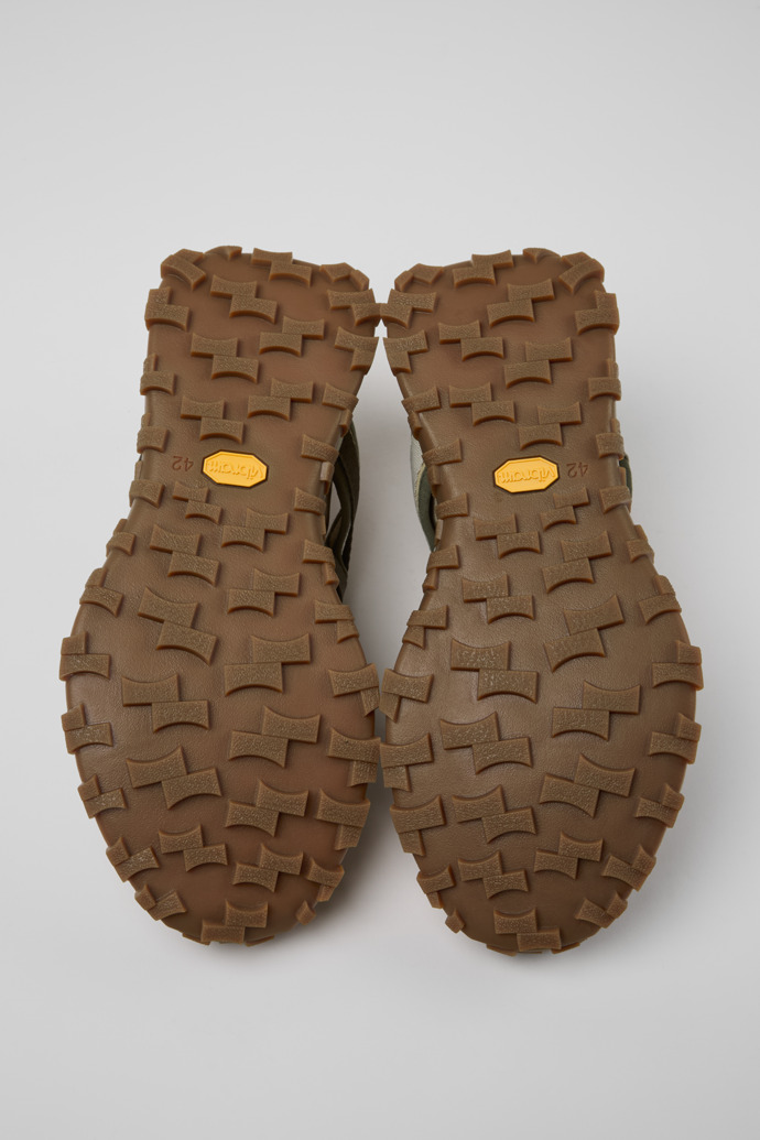 Camper Twins - Mehrfarbiger Herrensneaker aus Recycling-PET und Nubukleder.
