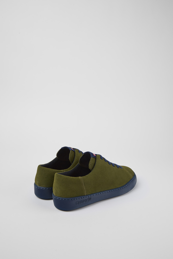 Camper Peu Touring - Grüner Herrensneaker aus Nubukleder