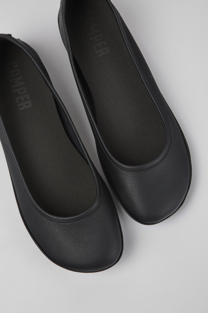 Camper Right - Schwarze Lederballerinas für Damen