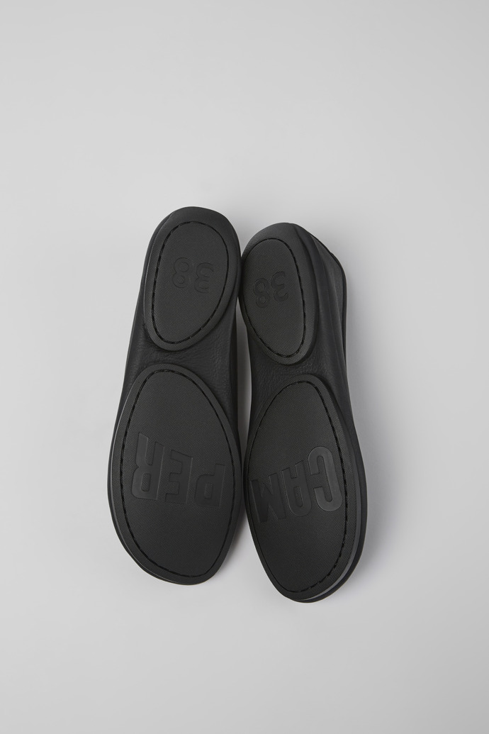 Camper Right - Schwarze Lederballerinas für Damen