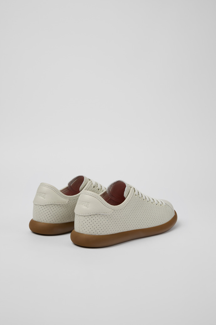 Camper Pelotas Soller - Weiße Ledersneaker für Damen.