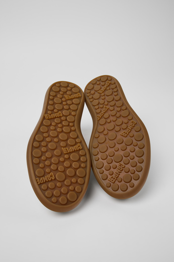 Camper Pelotas Soller - Weiße Ledersneaker für Damen.