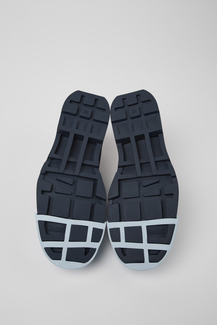 Camper Junction - Blauer Herrenschuh aus Nubukleder