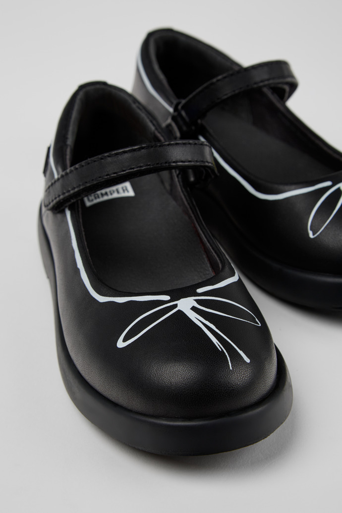 Camper Twins - Schwarzer Kinder-Mary Jane aus Leder