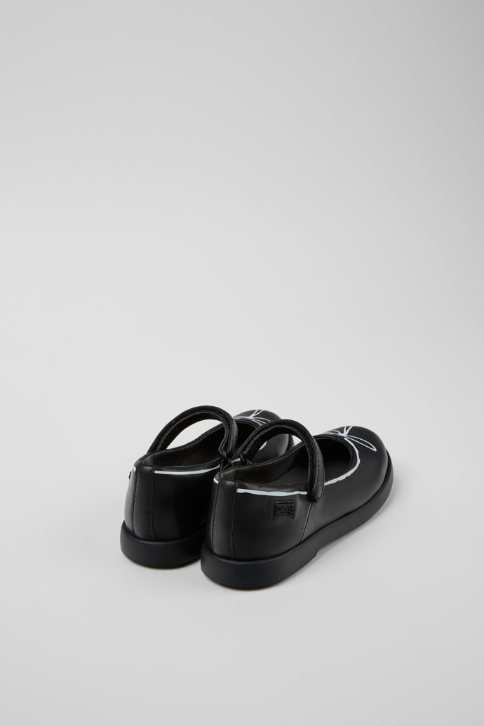 Camper Twins - Schwarzer Kinder-Mary Jane aus Leder