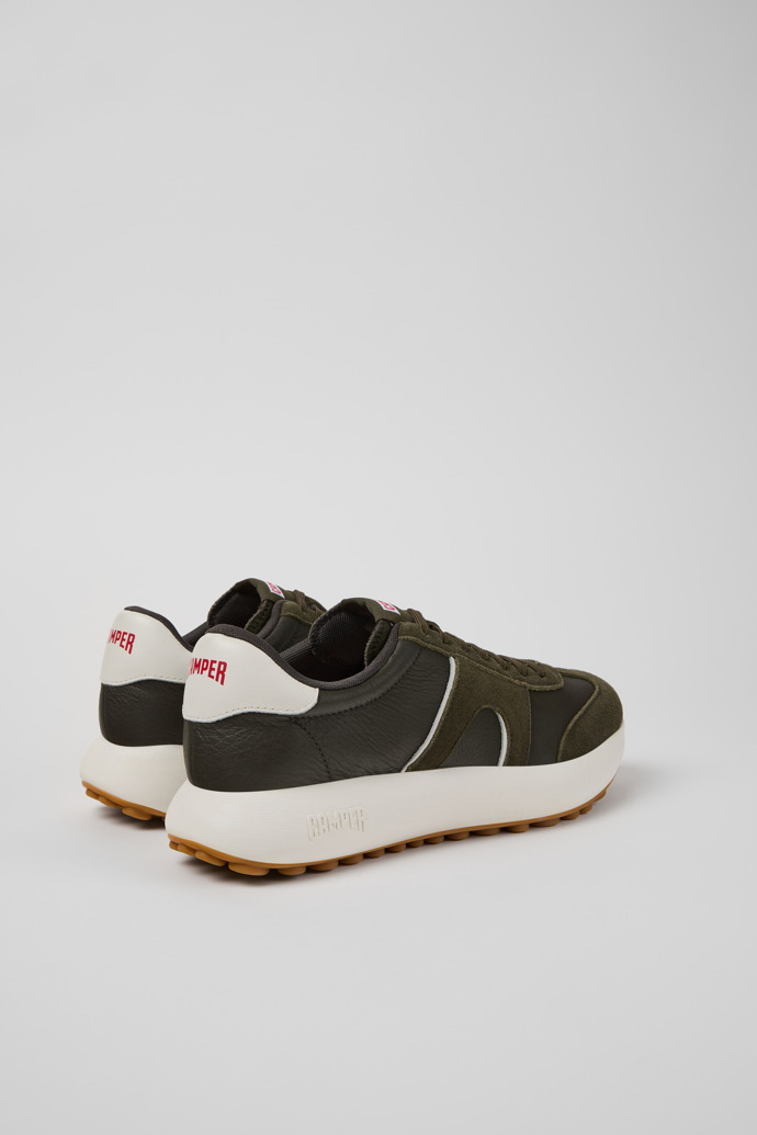 Camper Pelotas Athens - Mehrfarbiger Herrensneaker aus Leder und Nubukleder.