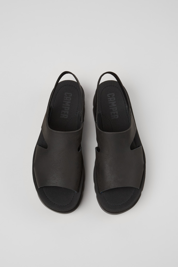 Camper Oruga Up - Schwarze Damensandalen