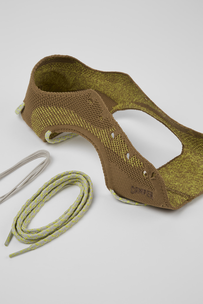 Camper ROKU Shoe Uppers - Braune Oberteile (2 Stück) für jeweils den rechten und den linken Schuh.