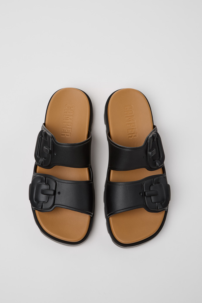Camper Brutus Sandal - Schwarze Herrensandale aus Synthetik.
