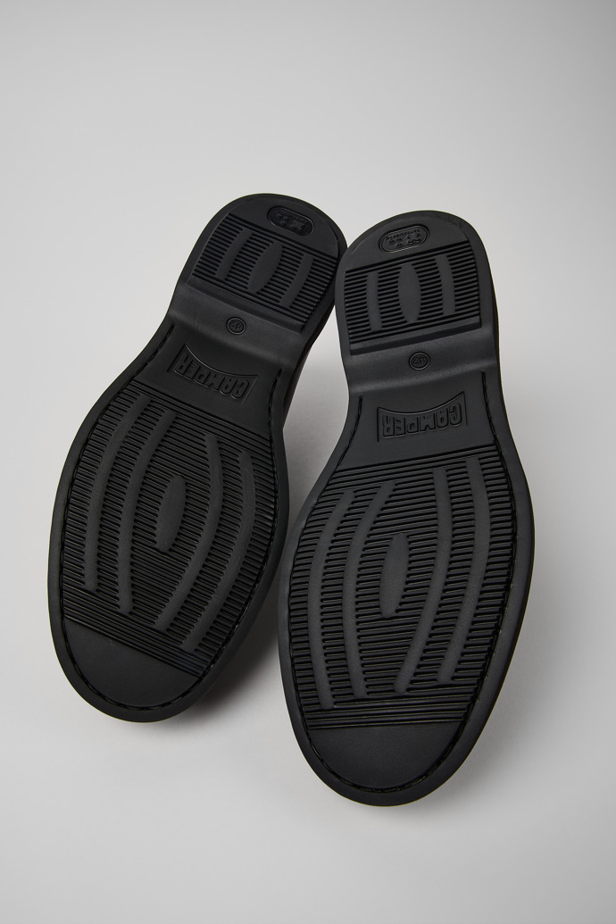 Camper Norman - Schwarze Herrenstiefelette aus Leder.