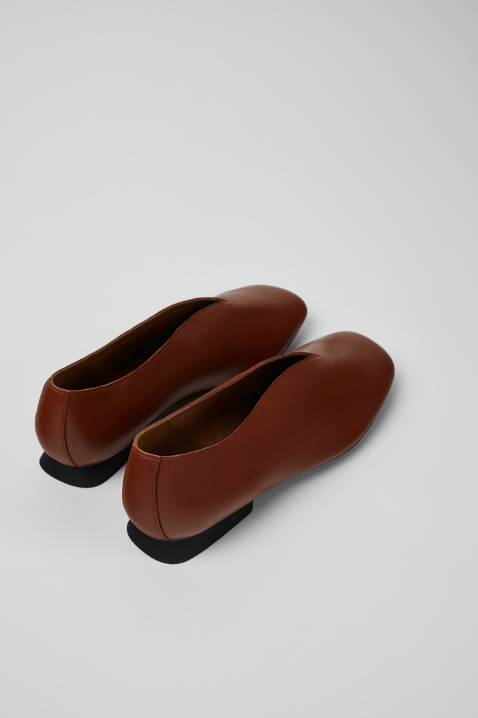 Camper Casi Myra - Roter Lederschuh für Damen.