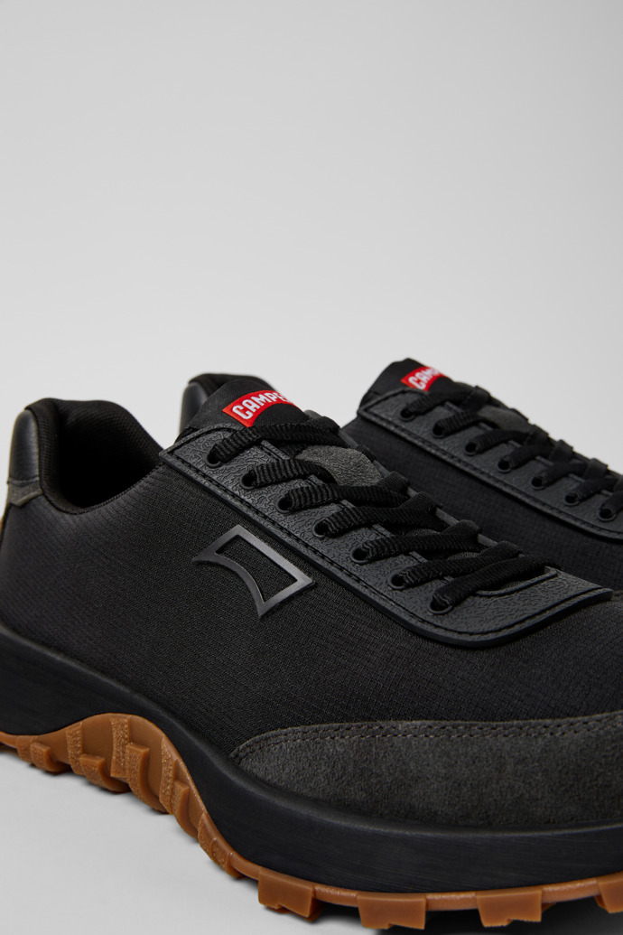 Camper Drift Trail - Mehrfarbiger Herrensneaker aus Textil und Nubukleder.