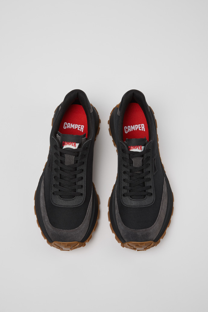 Camper Drift Trail - Mehrfarbiger Herrensneaker aus Textil und Nubukleder.